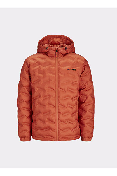 Jack & Jones Turuncu Erkek Mont 12250429_JCOWIN QUILTED JACKET SMU