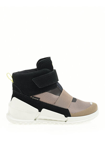 Ecco Bej Erkek Çocuk Gore-Tex Süet Bot BIOM K1 Ankle Boot