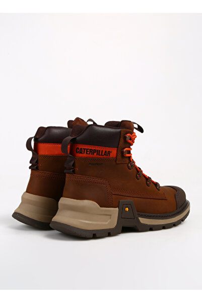 Caterpillar Kahverengi-Turuncu Erkek Deri Bot COLORADO EXPEDITION WP