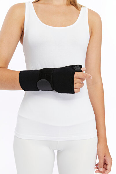 ALFATEKS SAĞ BAŞ PARMAK DESTEKLİ PROFESYONEL EL BİLEK ATELİ KORUYUCU