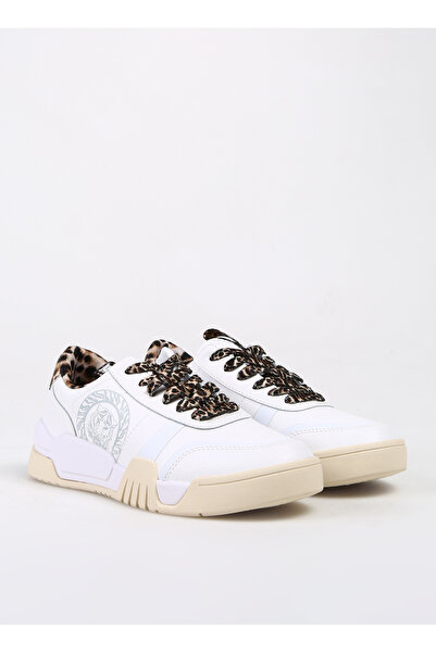 Just Cavalli Beyaz Kadın Deri Sneaker 75RA3SA2ZP378003