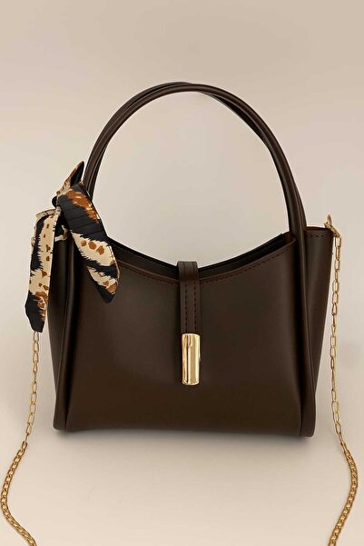 ROYAL LADYS حقيبة كتف وحقيبة يد نسائية بحزام سلسلة وشاح وسحاب مفصل - حزام قاب...