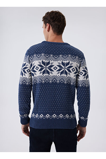 Lee Cooper Men's Indigo Turtleneck Regular Fit Sweater 241 Lcm 241036