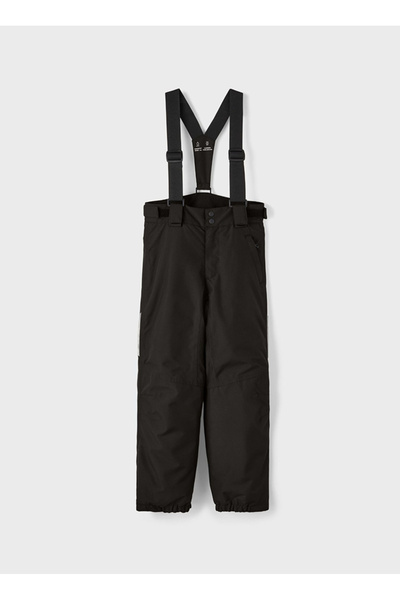name ıt Siyah Erkek Çocuk Lastikli Kayak Pantolonu NKNSNOW10 PANT SOLID 1FO NOOS
