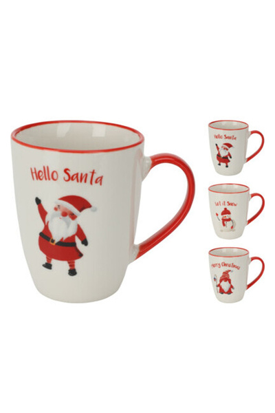 BOYNER EVDE Kupa XMAS MUG 10CM 3 ASS XMAS DESIGNS