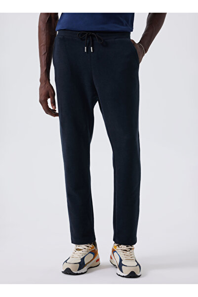 Lee Cooper Ανδρικό παντελόνι με κανονική εφαρμογή μαύρο 241 LCM 227002 SERJO BLACK