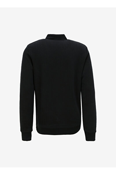 Lee Cooper Світшот з коміром-поло для чоловіків, колір кава 241 LCM 241014 NEWBLEND KAHVE