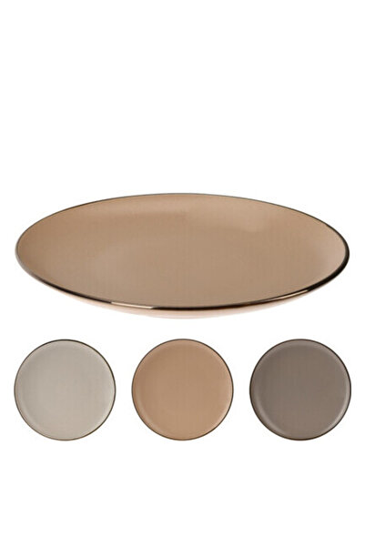 BOYNER EVDE Parlak Şerit Detaylı Pasta Tabağı