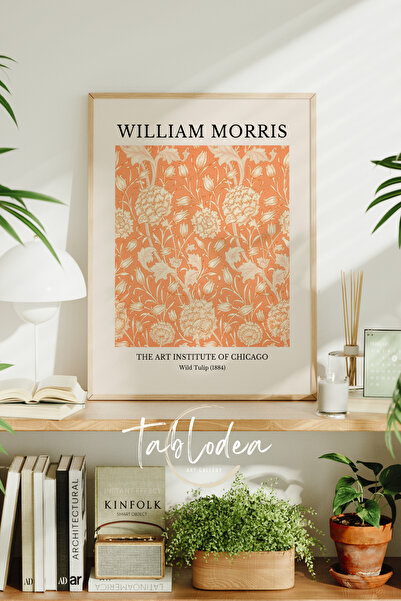 tablodea Tablou cu poster înrămat William Morris, Tablou modern minimalist, b...