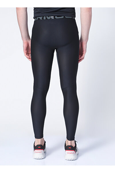 Under Armour 1361586-UA HG Armour Leggings Compression Fit Siyah - Beyaz Erkek Tayt