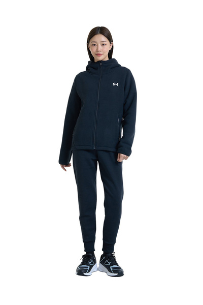 Under Armour 1379438-001 UA Rival Fleece Jogger Lastikli Bel Bol Kesim Siyah Kadın Eşofman Altı