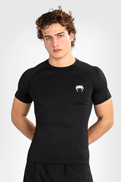 Stylovi UFC x Venum Premium Compression Siyah Özel Kumaş Erkek Spor Antrenman Fitness Tshirt Mma