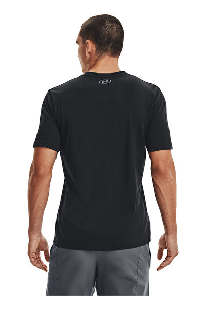 Under Armour 1329582-UA TEAM ISSUE WORDMARK SS O Ανδρικό μπλουζάκι με φαρδιά εφαρμογή μαύρο - γκρι