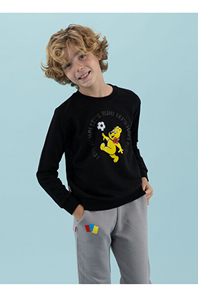 Haribo Μαύρο φούτερ για αγόρια - Standard Cut