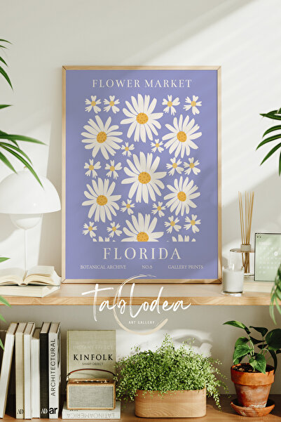 tablodea Tablou Piața de flori Florida, Poster înrămat Piața de flori, Tablou...
