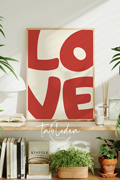 tablodea Червена картина на любовта, постер с рамка на любовта, картина на лю...