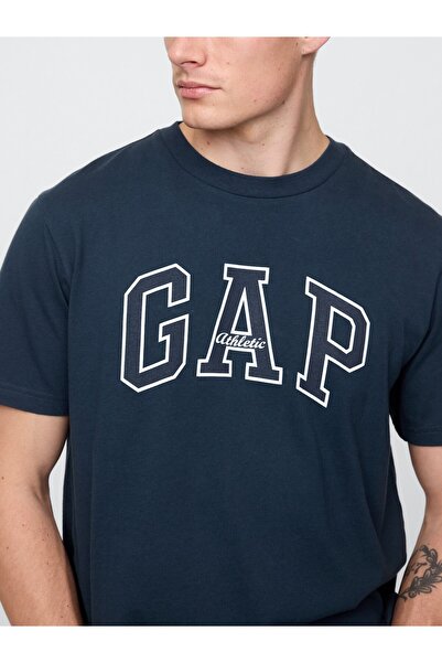 GAP Erkek Lacivert Gap Logo T-Shirt