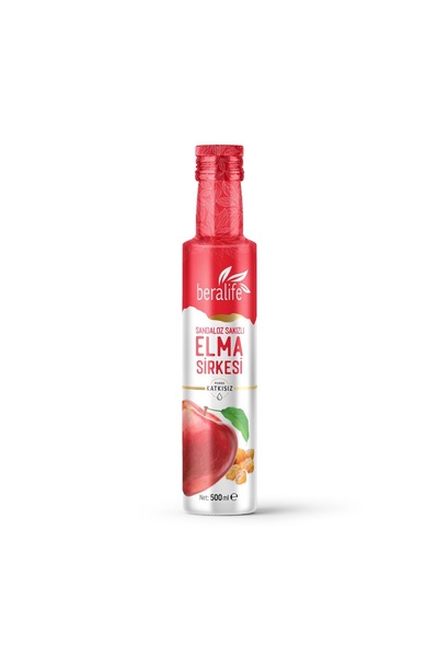 BERALİFE Sandaloz Sakızlı Elma Sirkesi - 500 ml Sandaloz Sakızlı Elma Sirkesi