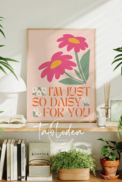 tablodea Tablou cu poster înrămat modern cu motive florale, Poster înrămat mi...