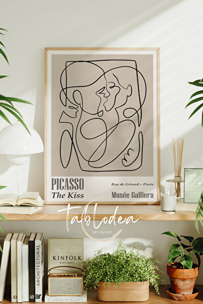 tablodea Picasso The Kiss Tablou modern înrămat cu poster, pictură murală dec...