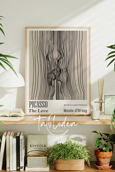 tablodea Picasso The Love Modern Poster înrămat, pictură decorativă minimalis...