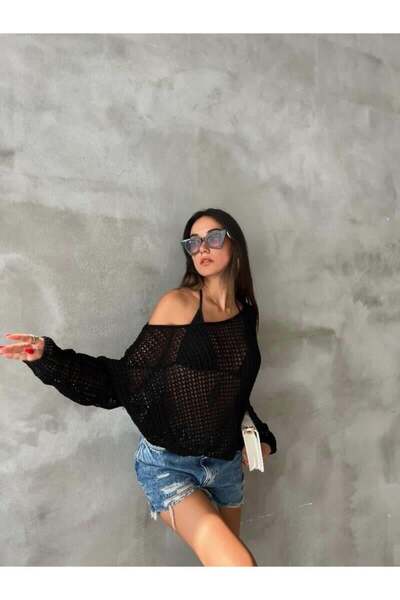 Pafi Moda سترة نسائية عالية الجودة باللون الأسود