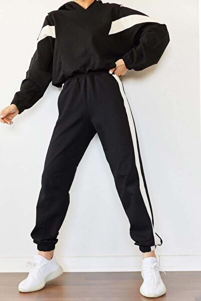 Pafi Moda Set de trening pentru femei de înaltă calitate Connell, negru