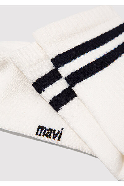 Mavi White Socket Socks 0911594-21649