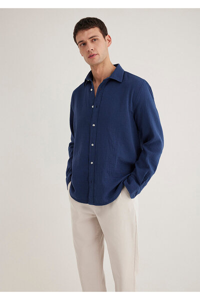 Mavi Синя сорочка Regular Fit / Нормальний крій 0211518-70488