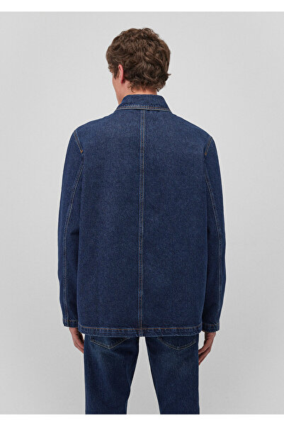 Mavi Victor 90lar Koyu Mavi Denim Jean Ceket 0110383-88411