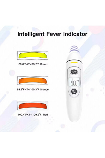 Choice مقياس حرارة الأذن الرقمي من كينج كلينيك، قراءة في ثانية واحدة للأذن والجبهة، مثالي للعائلة