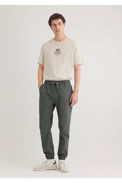 Mavi بنطلون أخضر داكن بخصر مطاطي000169-71598