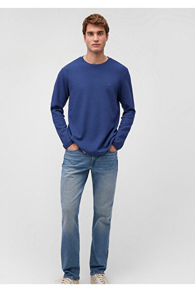 Mavi Uzun Kollu Lacivert Basic Tişört Slim Fit / Dar Kesim 065755-70722