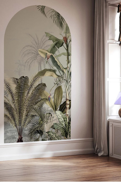 Kt Grup Doğa Manzarası Rüya Ormanı Boho Kemer Arch Modern Duvar Sticker