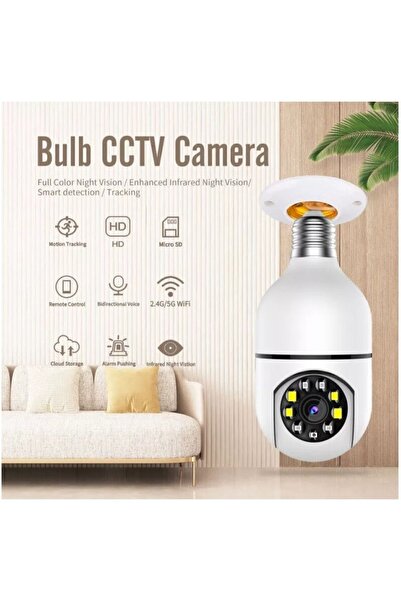 O-KAM 4045 Blub Lamba Robot Kamera 4mm Lens Wifili Okam Pro Uygulama