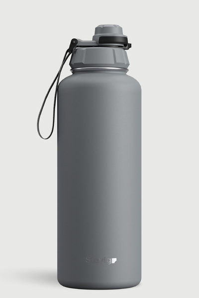 Stevig 1 Hand Leak-Proof Steel Thermos 1500 ml Gray St-253