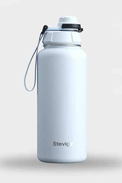 Stevig 1 Hand Leak-Proof Sızdırmaz Çelik Termos 1000 Ml Ice Melt ST-216