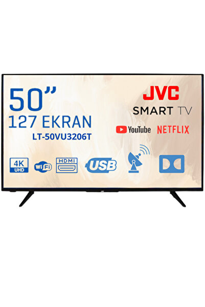 JVC LT-50VU3206T 50 inç 127 Ekran 4K Ultra HD Smart LED TV