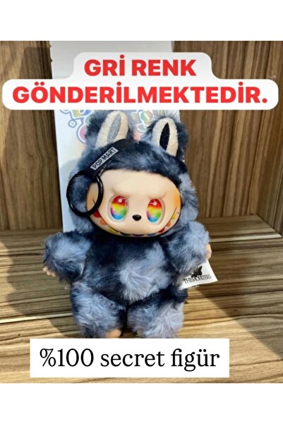 labubu sepeti Gri Labubu oyuncak pelüş Labubu