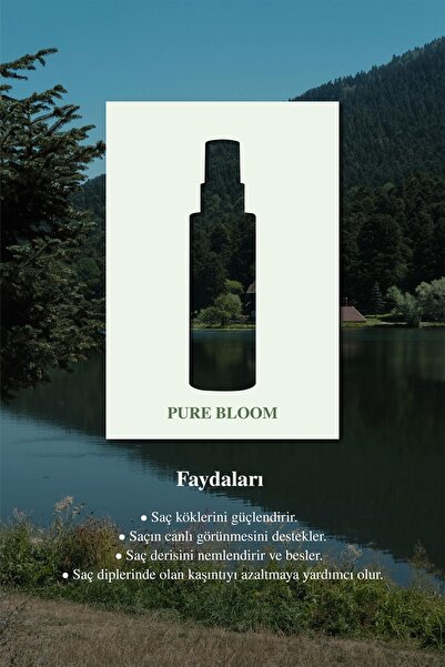 Clara Hygienics Pure Bloom Biberiye Saç Toniği 100ml – Güçlendirici, Nemlendirici, Önleyici Biotin Destekli Vegan