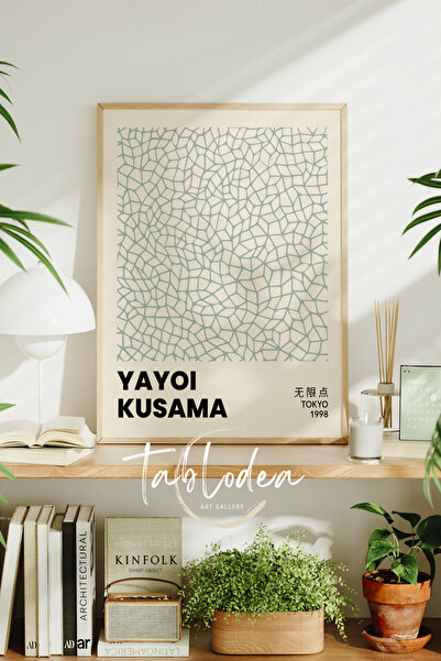 tablodea Yayoi Kusama moderna uokvirena slika na posteru, japanska umetnička ...