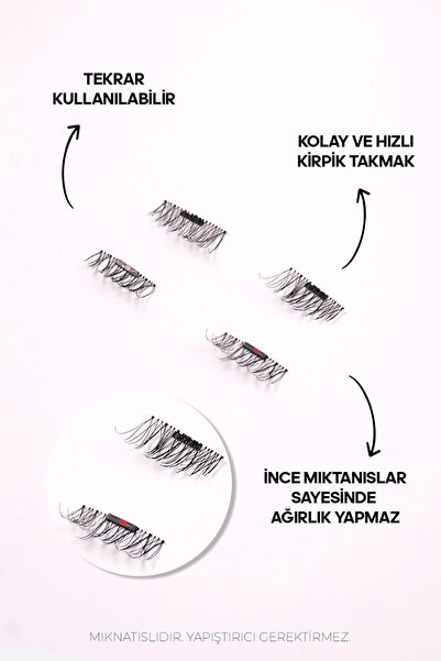 Mara Magnetic Eyes Mıknatıslı Kirpik Orta Yoğun