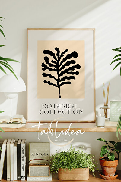 tablodea Tablou cu poster înrămat, minimalist, cu motive botanice, Tablou dec...