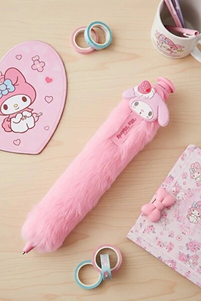 Miniso Sanrio Lisanslı Mega Peluş Tükenmez Kalem - My Melody Ile Yumuşak Yazı Deneyimi - 27 Cm