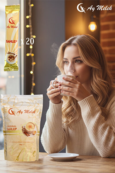 AYMELEK Doğal Katkısız Sahlep Tek Kullanımlık Ambalajlı (300 gr) Çözünebilir ...