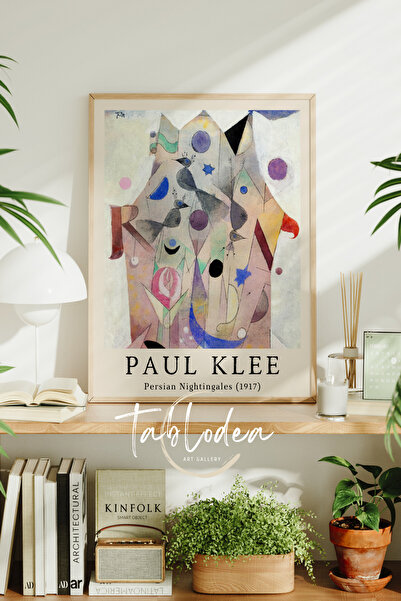 tablodea Pictură cu poster înrămat modern, colorat, de Paul Klee, pictură mur...