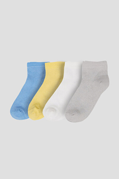 Defne Baby 8 Pairs of Cotton Summer Boys and Baby Booties Socks