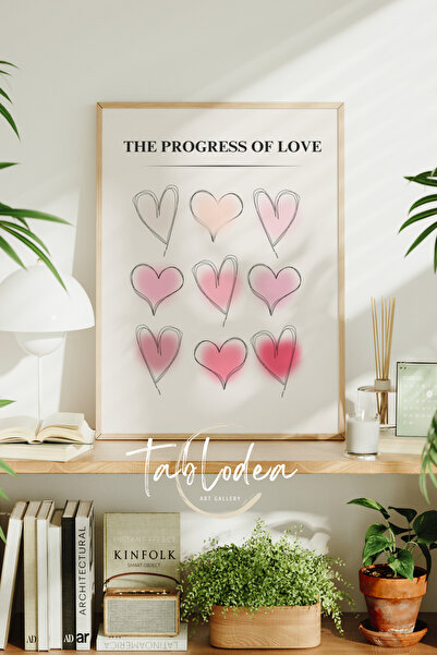 tablodea Обичам минималистични постери в рамки, модерни декоративни картини с...