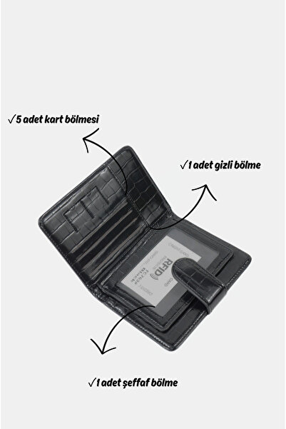 Mazel Design 763 Crocodile Pattern Imported Passport Cover, License Cover, Rfid Protected