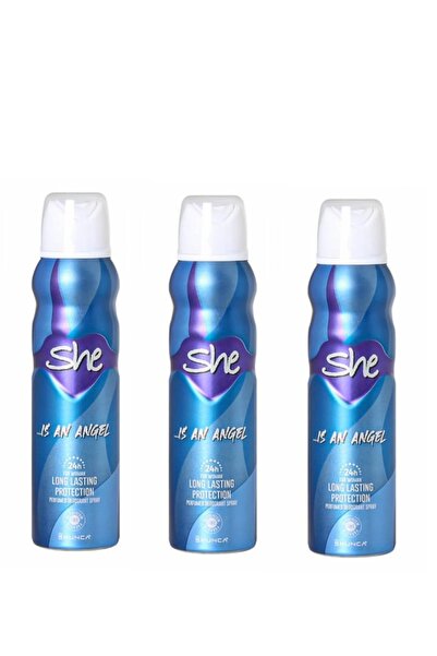 She Is An Angel 3'lü Deodorant 150 Ml - 3 ADET